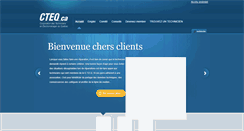 Desktop Screenshot of cteq.ca